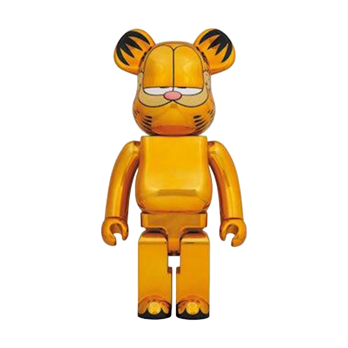 BE@RBRICK Garfield Gold Chrome 1000% front