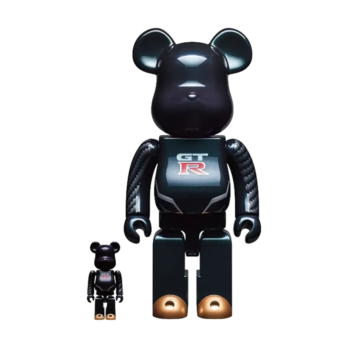BE@RBRICK Nissan GT-R 100% & 400% Set front