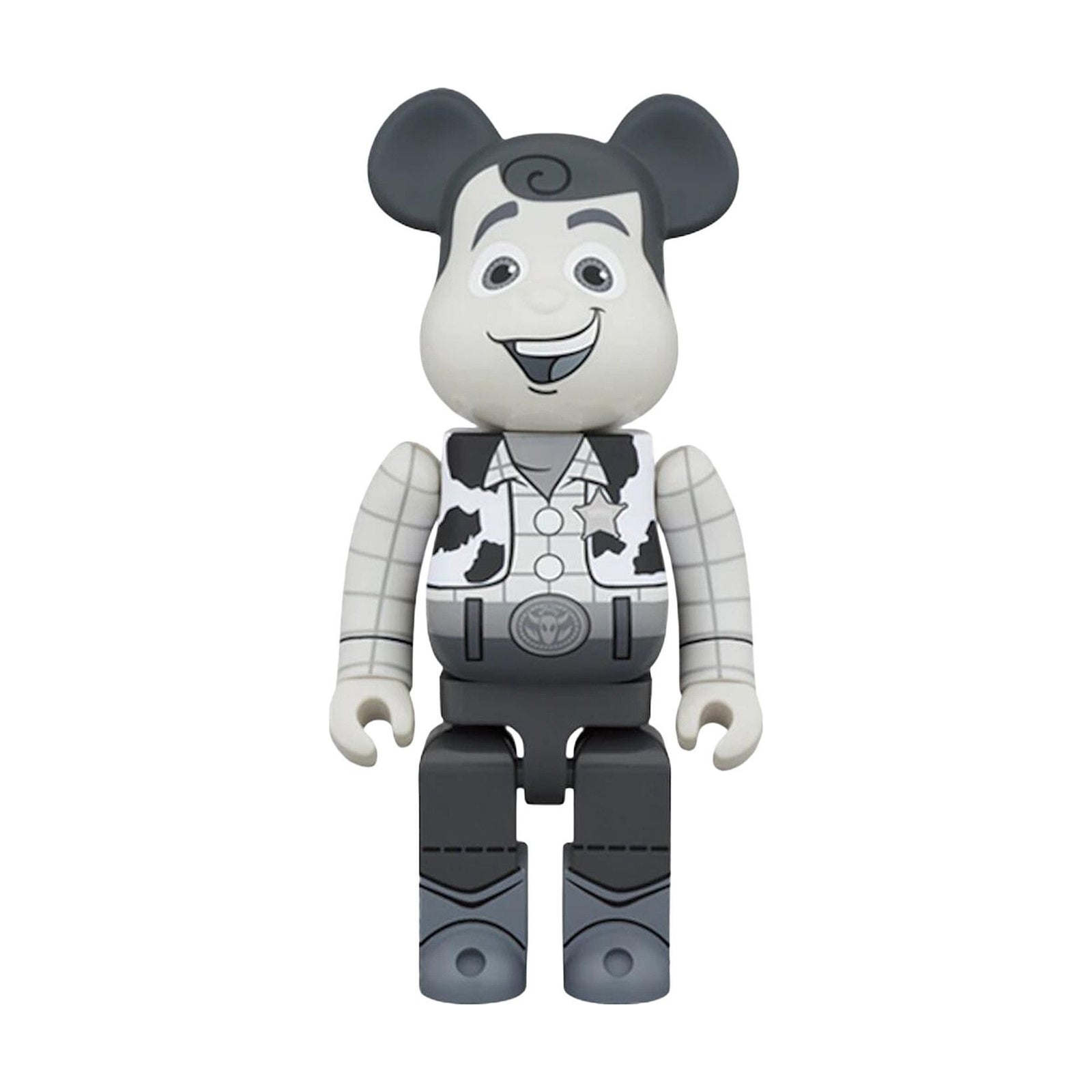 BE@RBRICK Toy Story Woody Black & White 1000% front