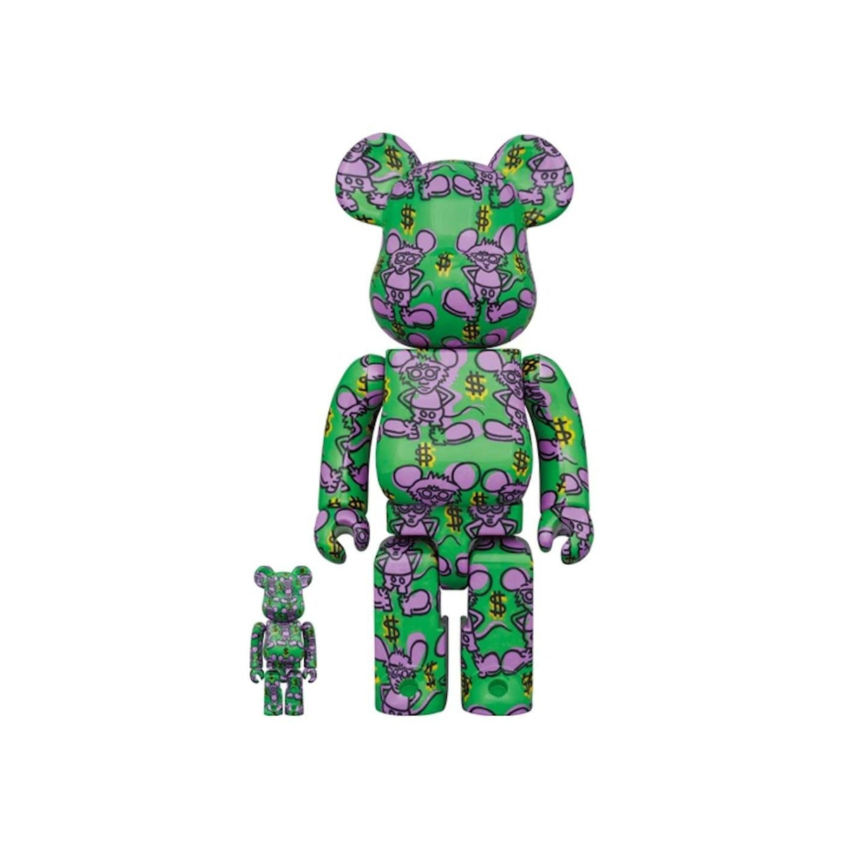 Bearbrick x Keith Haring 11 100% & 400% Set - Im Your Wardrobe