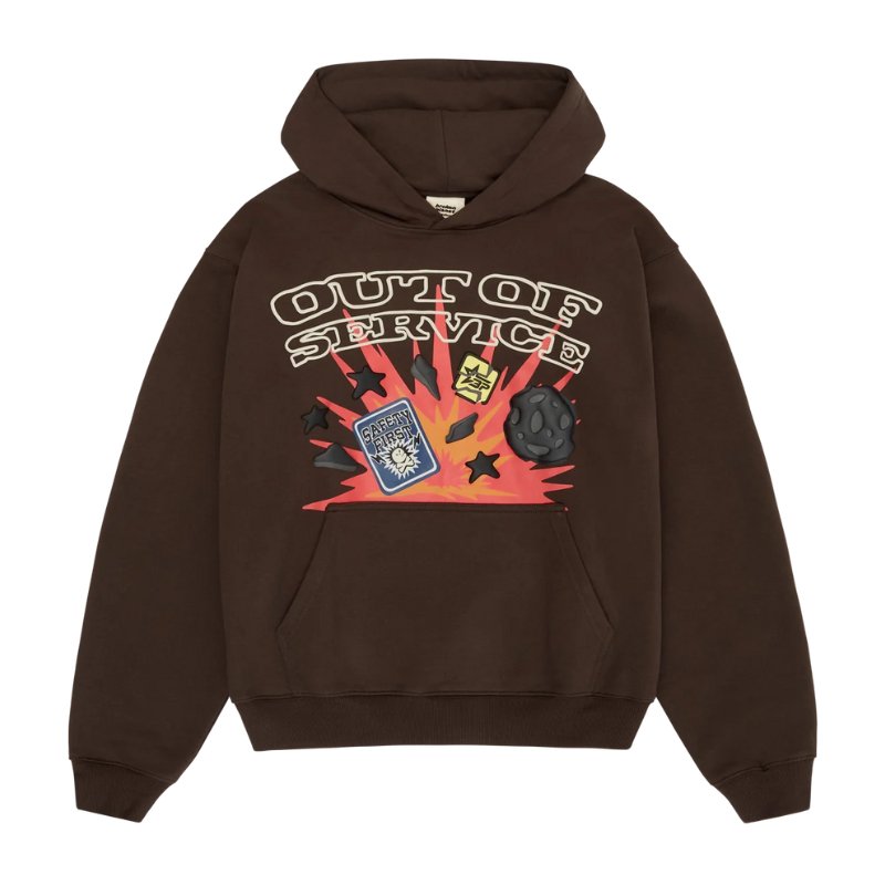 Broken Planet - Out of Service Hoodie (Mocha Brown) - Im Your Wardrobe