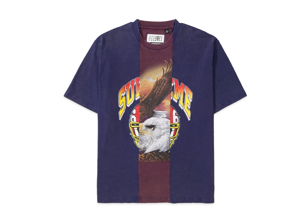 Supreme x MM6 Maison Margiela Split S/S Top Navy