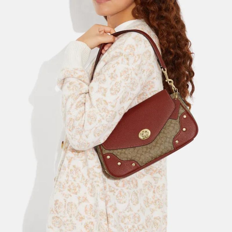 Coach Millie Two Way Shoulder Bag In Signature Canvas - Im Your Wardrobe