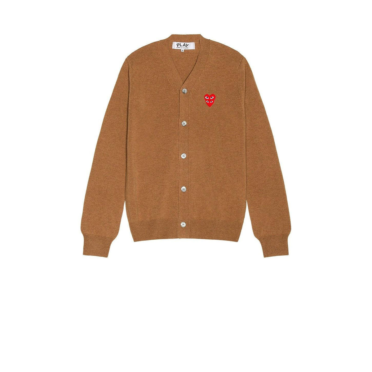 Comme des Garcons PLAY Cardigan Brown - Im Your Wardrobe