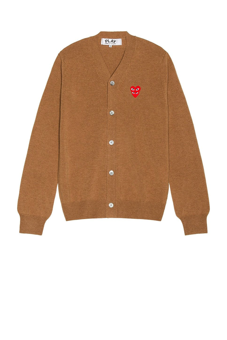 Comme des Garcons PLAY Cardigan Brown