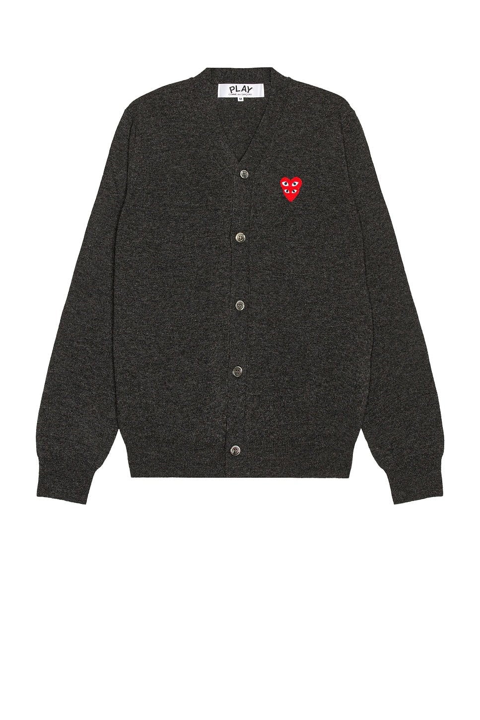Comme des Garcons PLAY Cardigan Grey