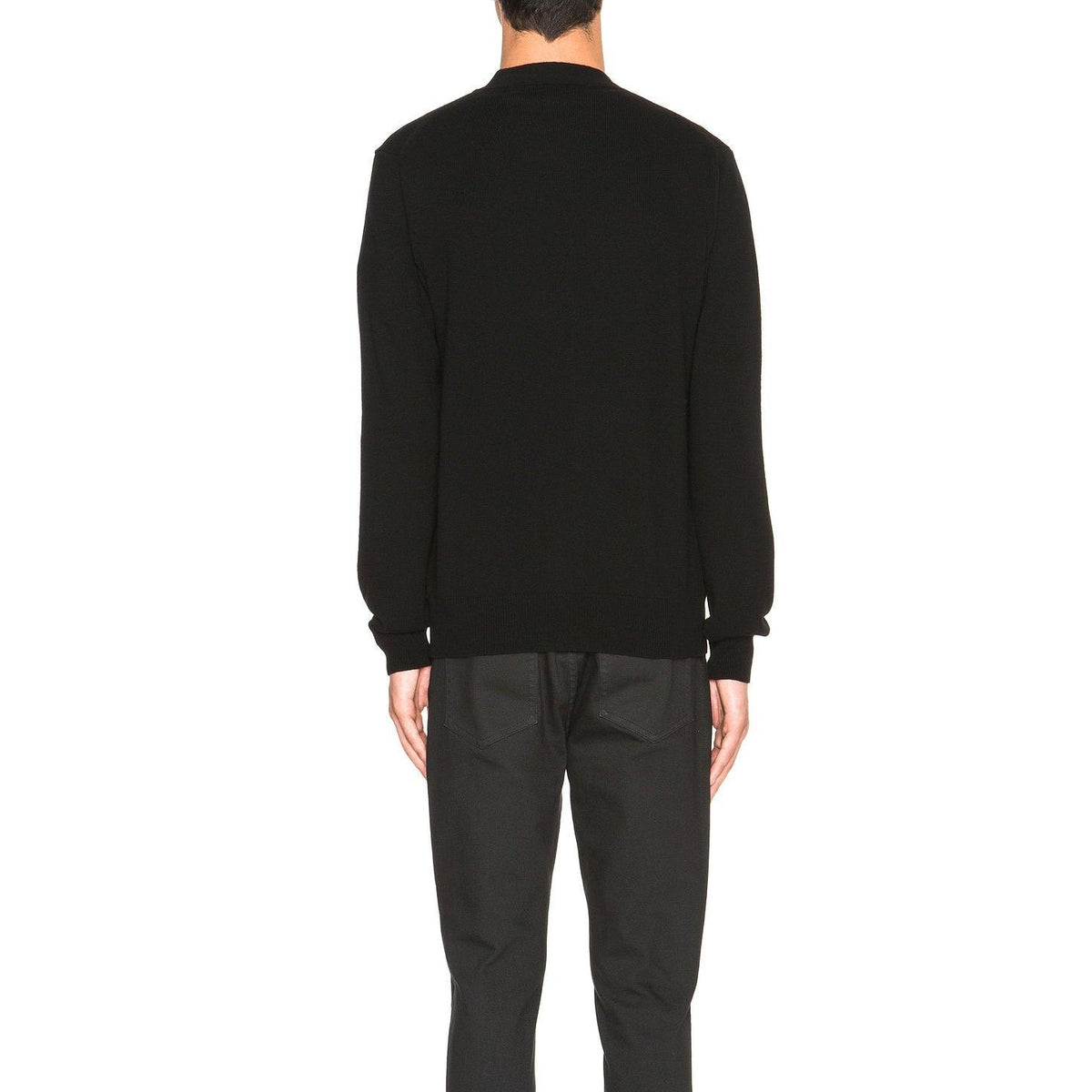 Comme des Garcons PLAY Cardigan With Gold Emblem Black - Im Your Wardrobe