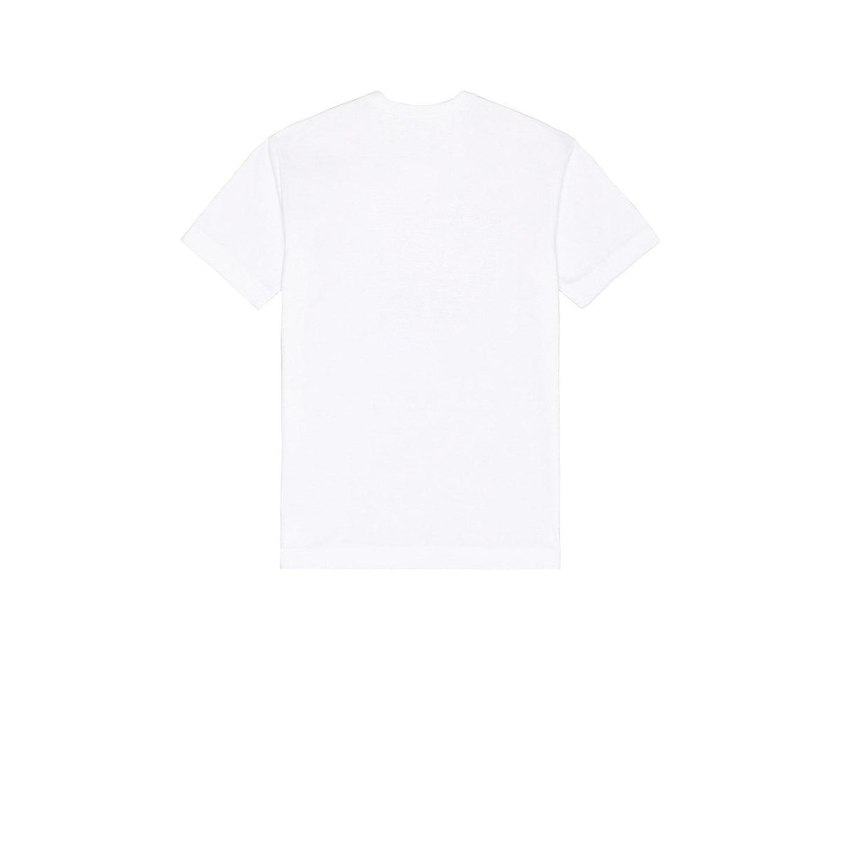 Comme des Garcons PLAY Emblem Cotton Tee White Black - Im Your Wardrobe