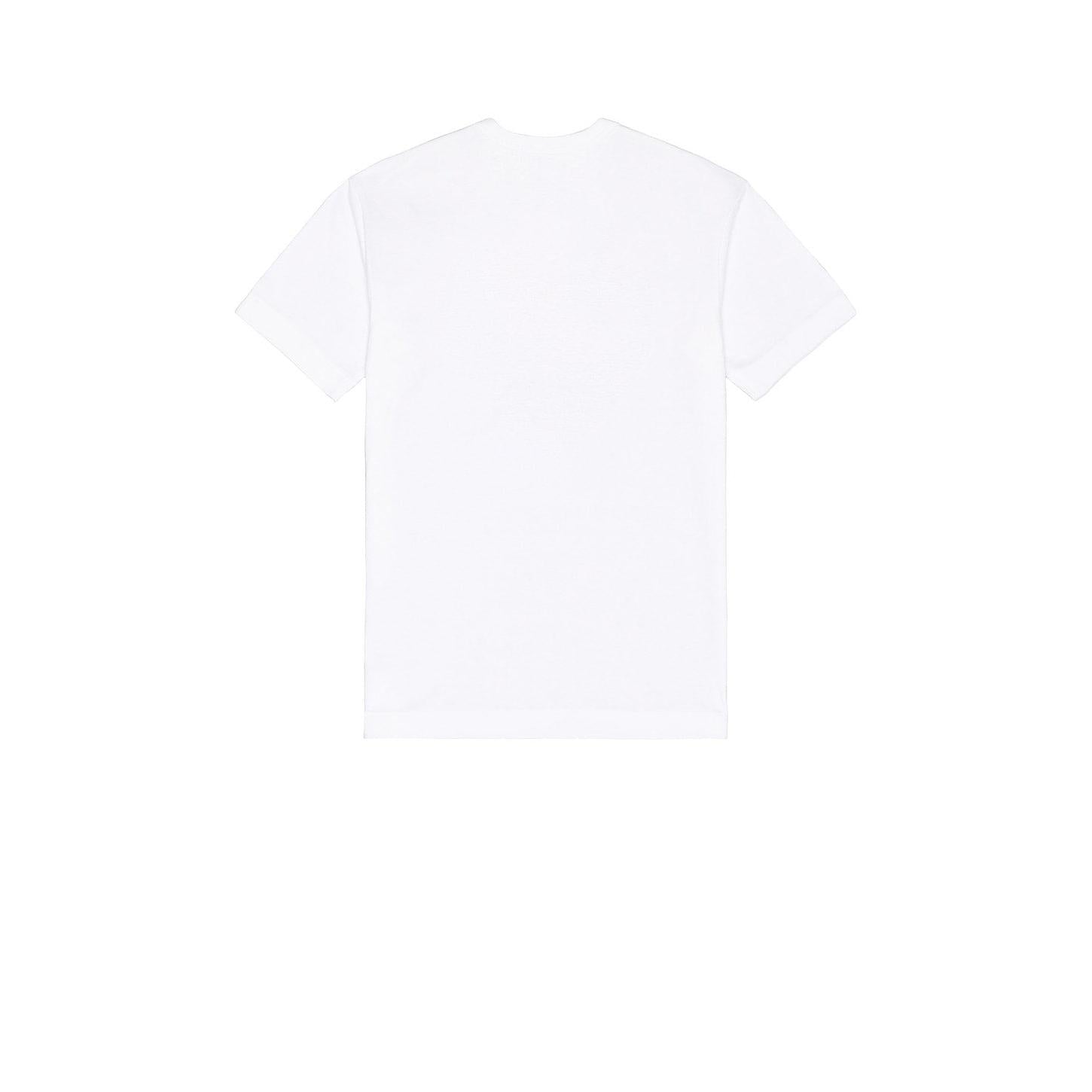 Comme des Garcons PLAY Emblem Cotton Tee White Black - Im Your Wardrobe