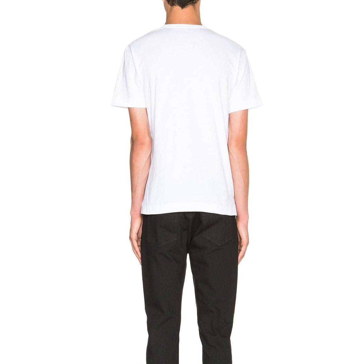 Comme des Garcons PLAY Gold Emblem Tee White - Im Your Wardrobe