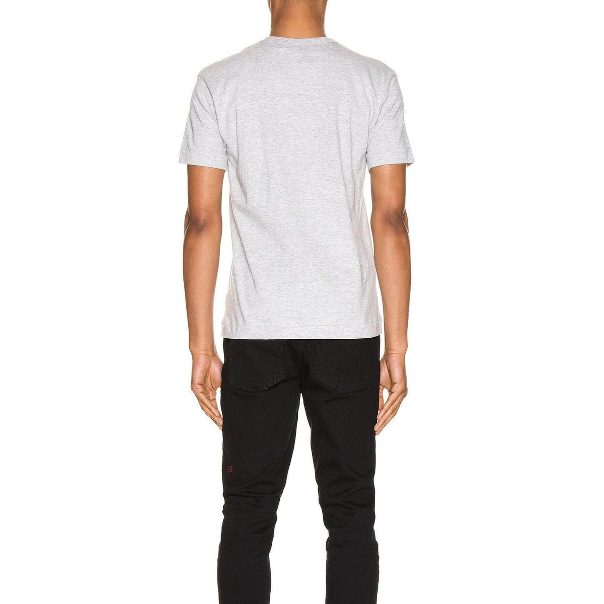 Comme des Garcons PLAY Heart Logo Tee Grey - Im Your Wardrobe