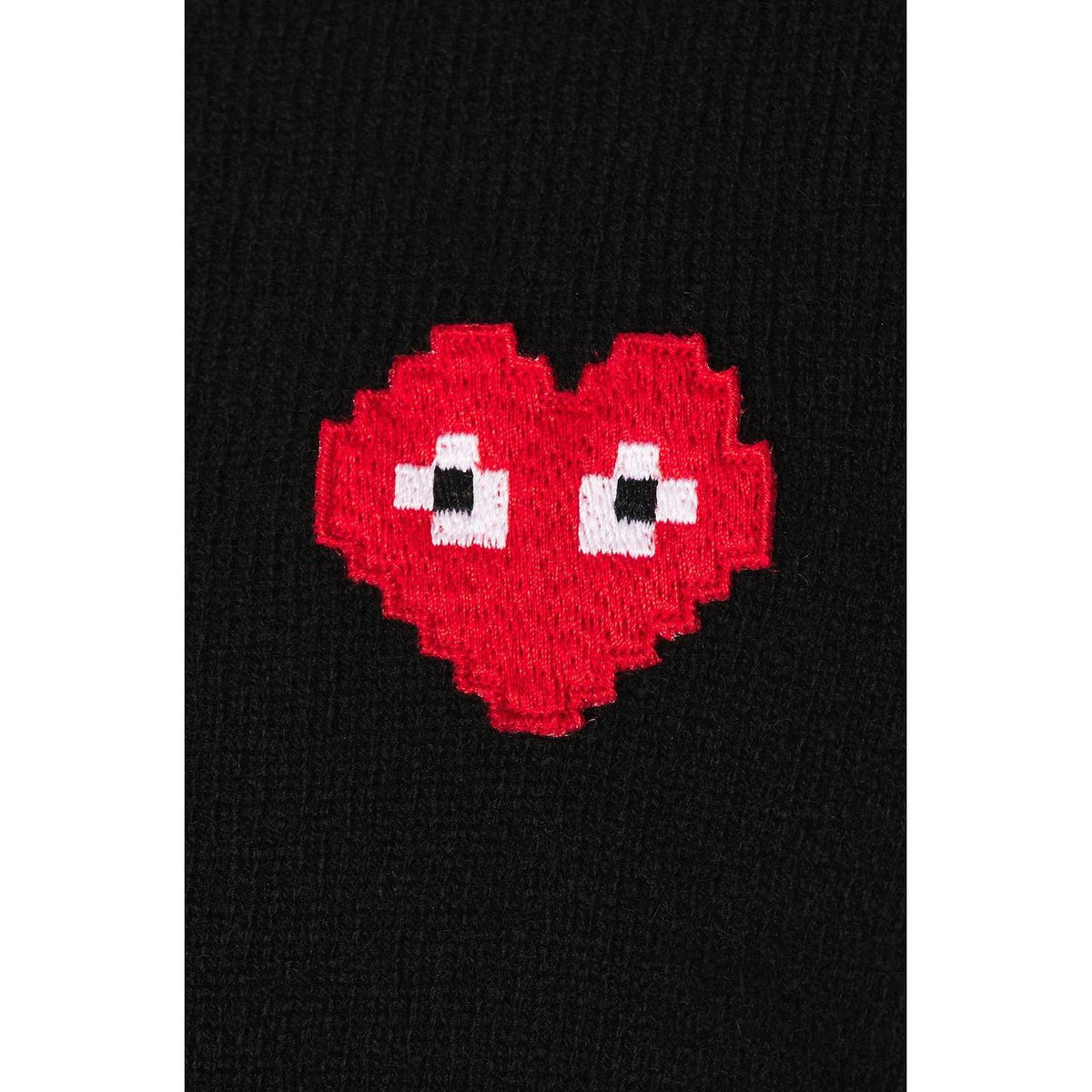 Comme des Garcons PLAY Invader Cardigan Black - Im Your Wardrobe