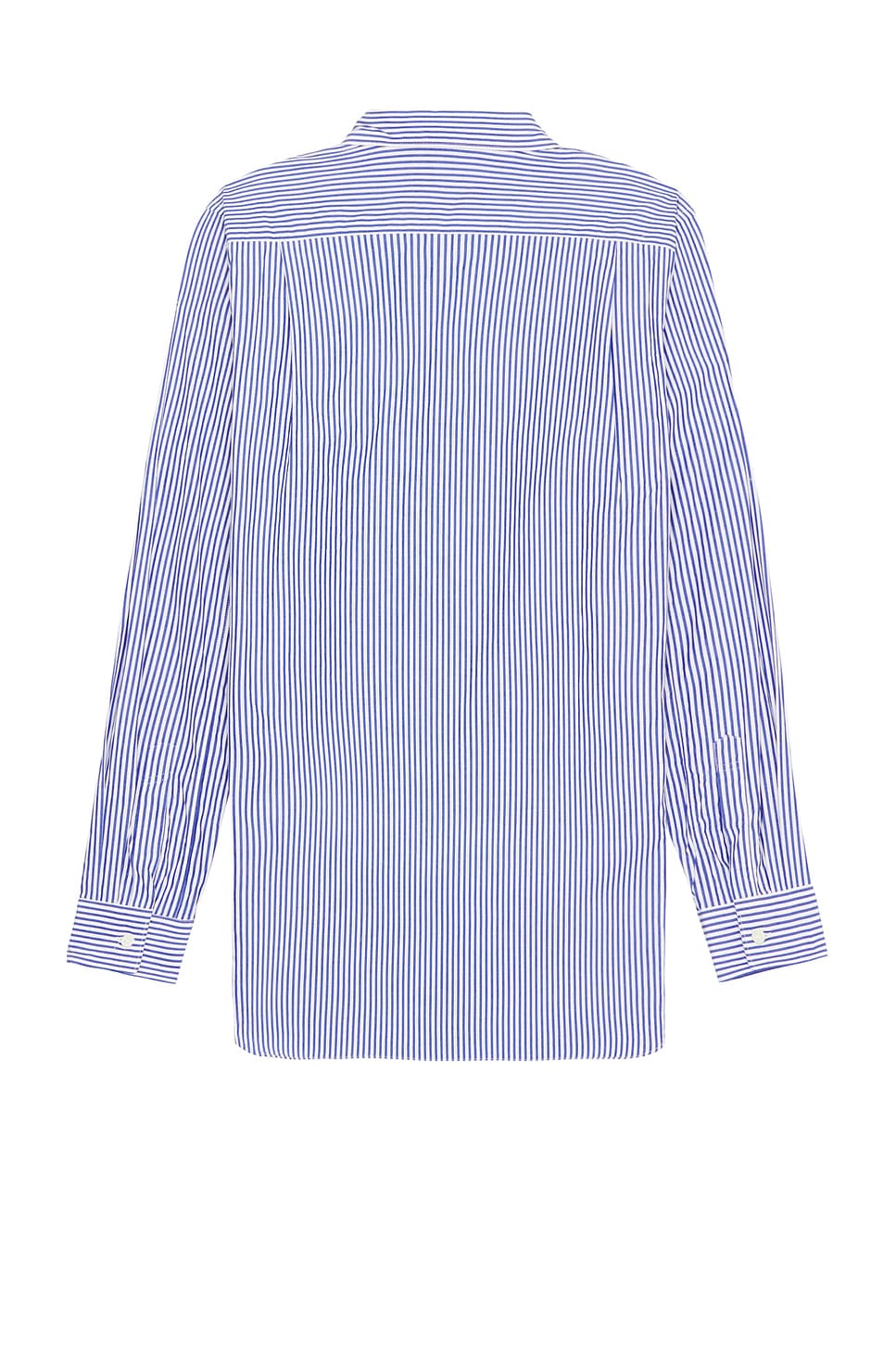 Comme des Garcons PLAY Invader Stripe Shirt Blue White