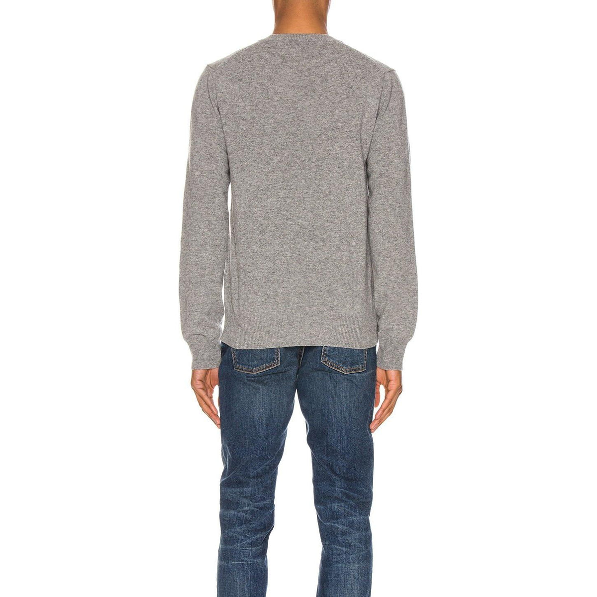 Comme des Garcons PLAY Multi Heart Pullover Sweater Grey - Im Your Wardrobe