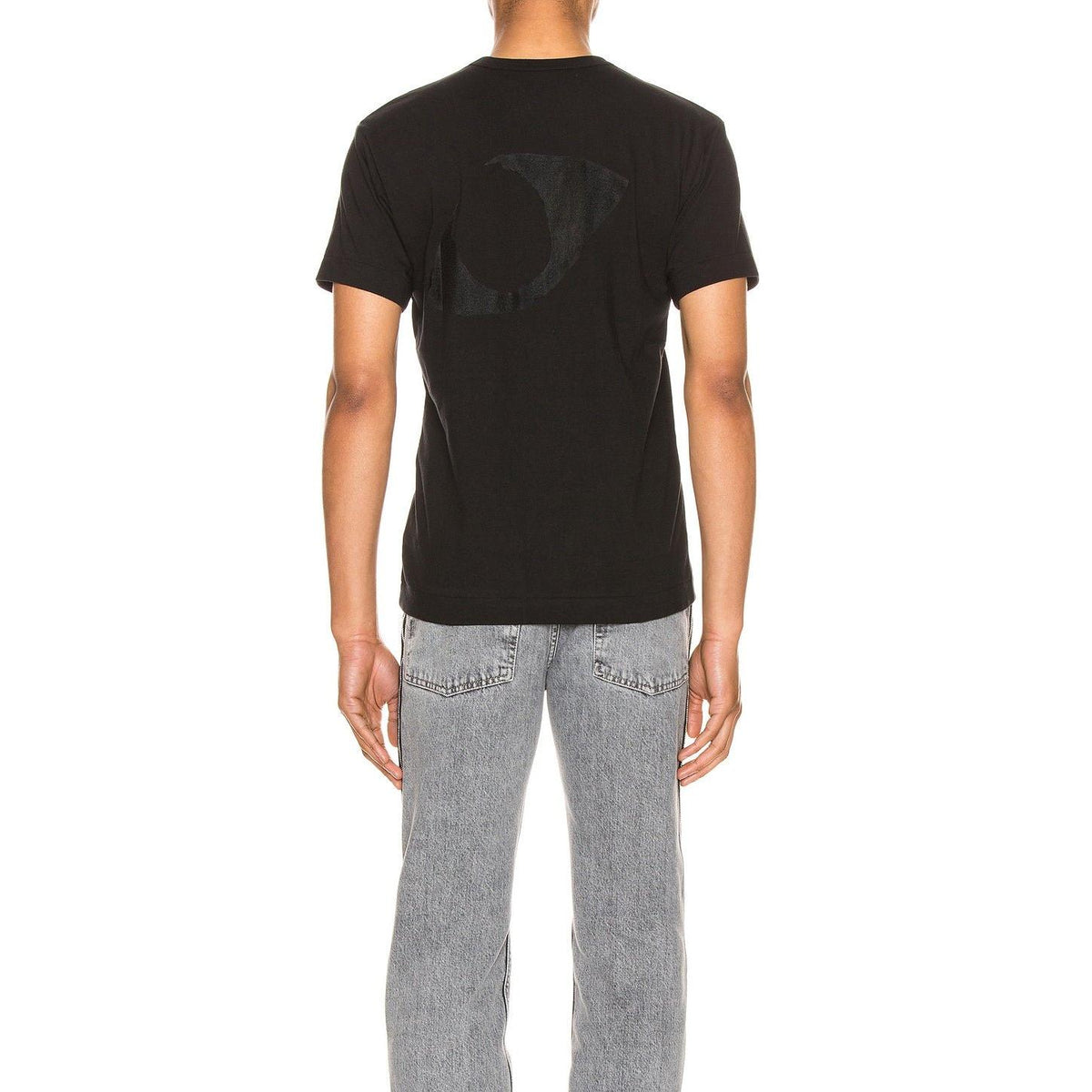 Comme des Garcons PLAY Printed Eye Cotton Tee Black - Im Your Wardrobe