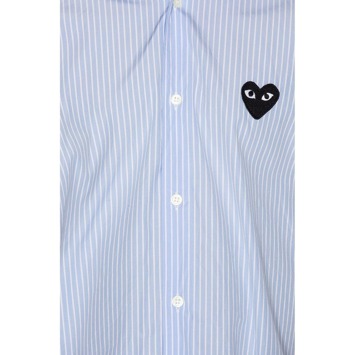 Comme des Garcons PLAY Striped Shirt Black - Im Your Wardrobe