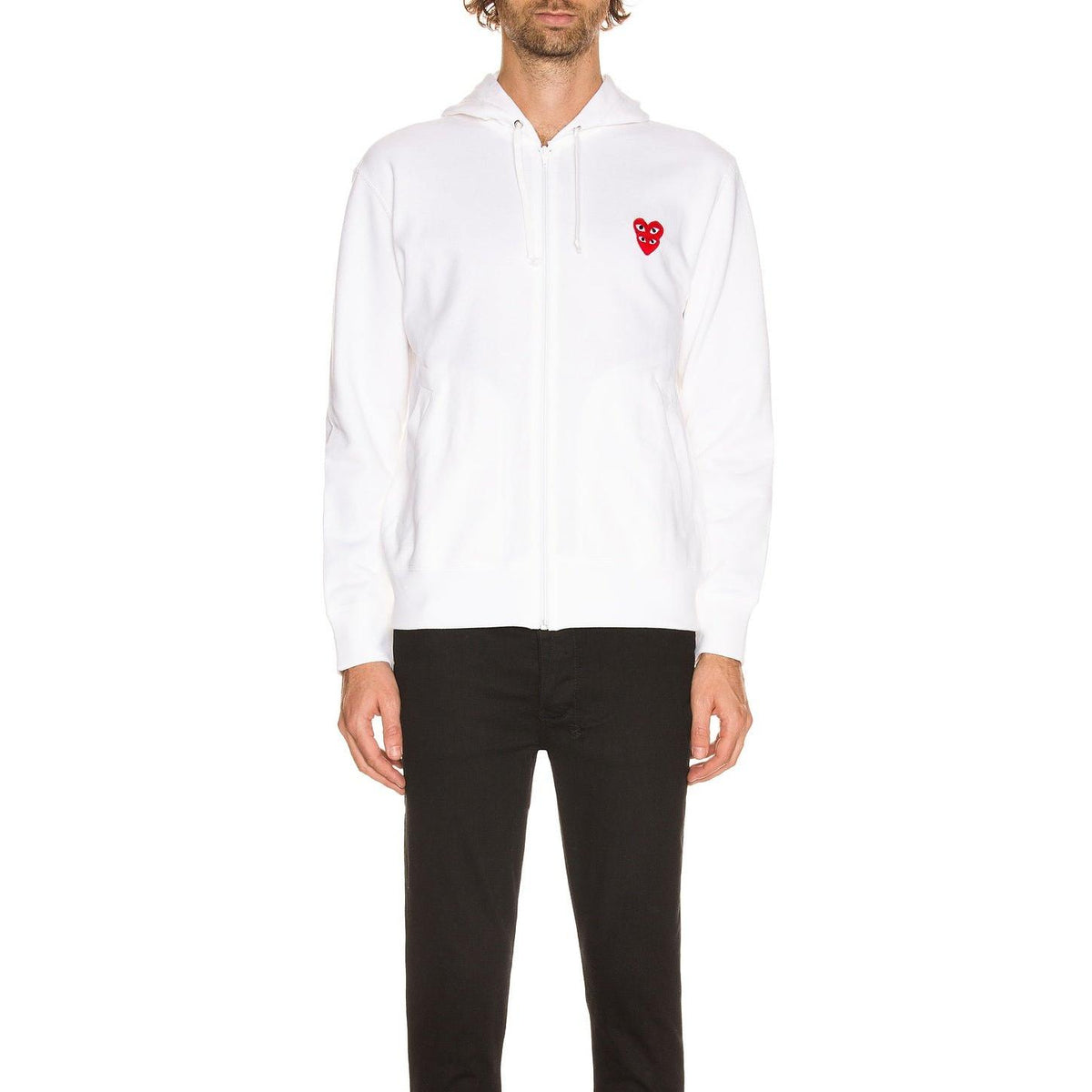 Comme des Garcons PLAY Sweatshirt White - Im Your Wardrobe