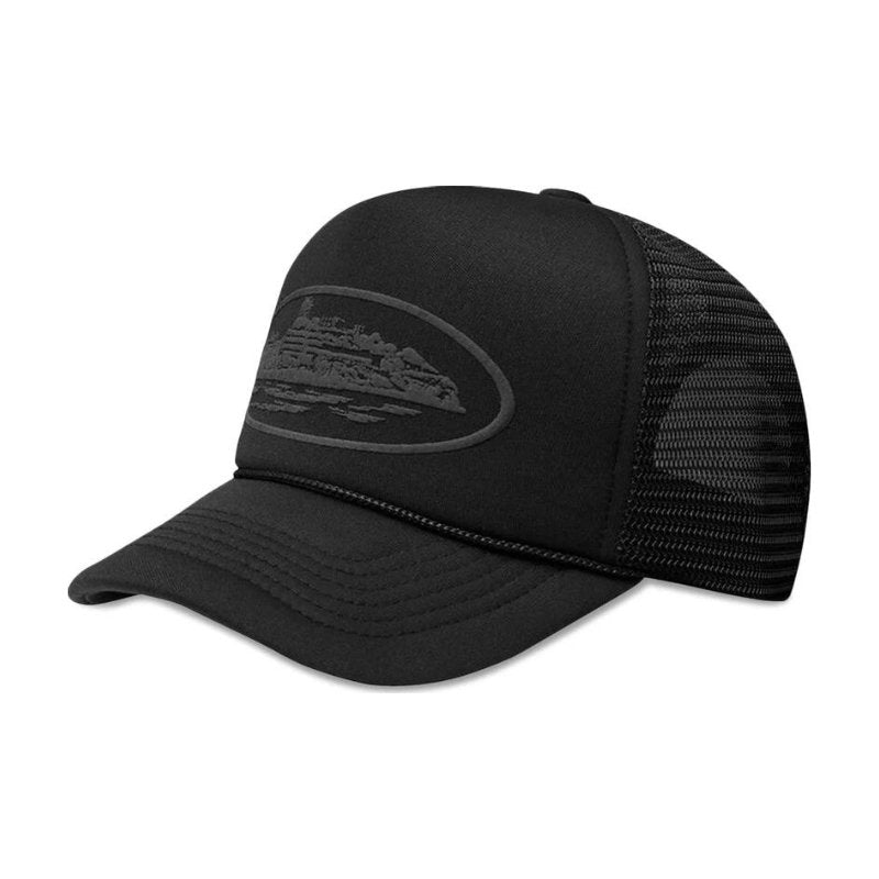 Corteiz - Alcatraz Premium Trucker (Triple Black) - Im Your Wardrobe