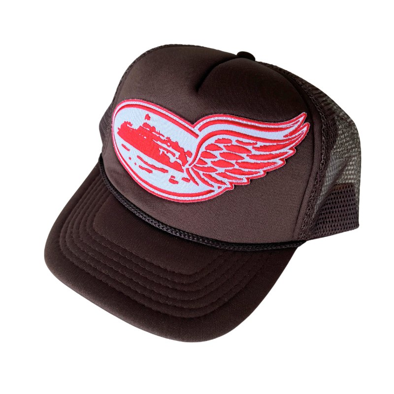 Corteiz - Alcatraz Wing Trucker (Brown) - Im Your Wardrobe