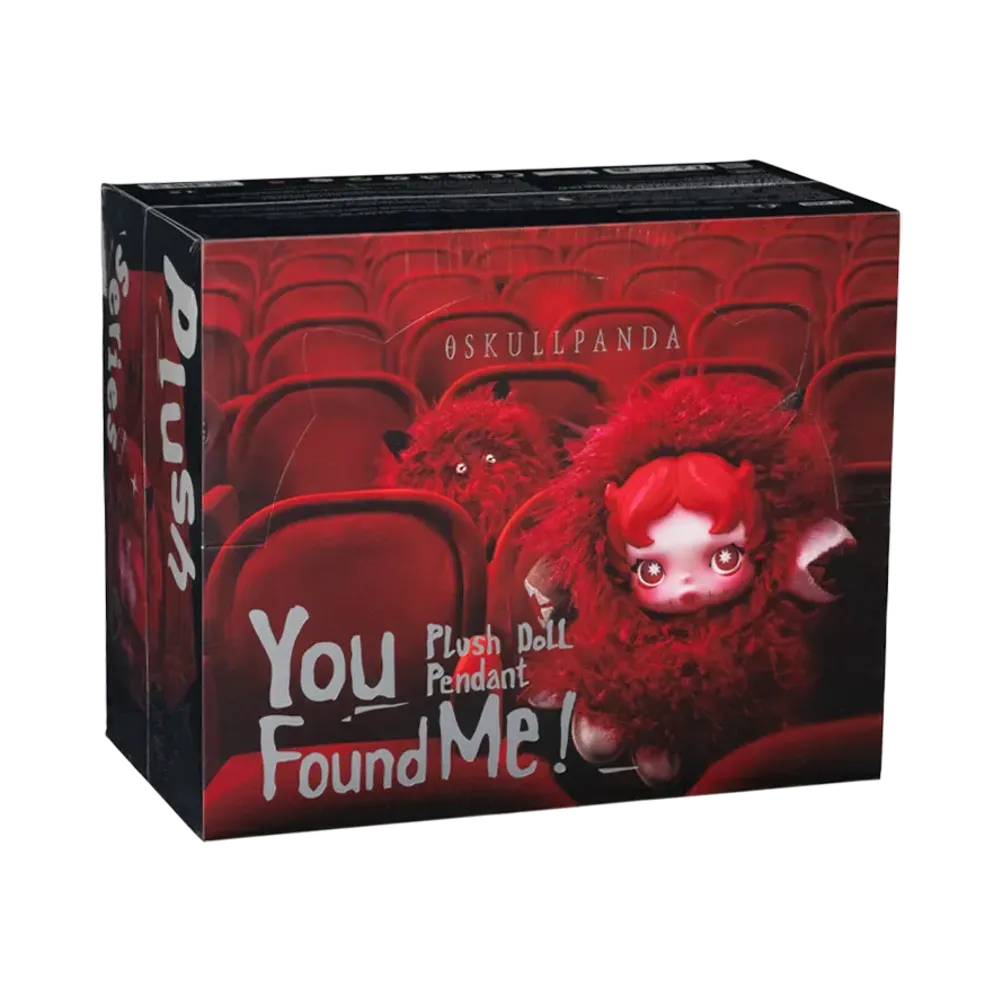 Pop Mart SKULLPANDA You Found Me! Series Plush Doll Pendant Sealed Case