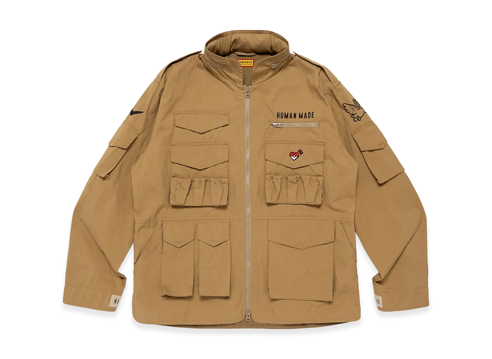 Human Made x Pokemon Farfetch'd Utility Jacket Beige