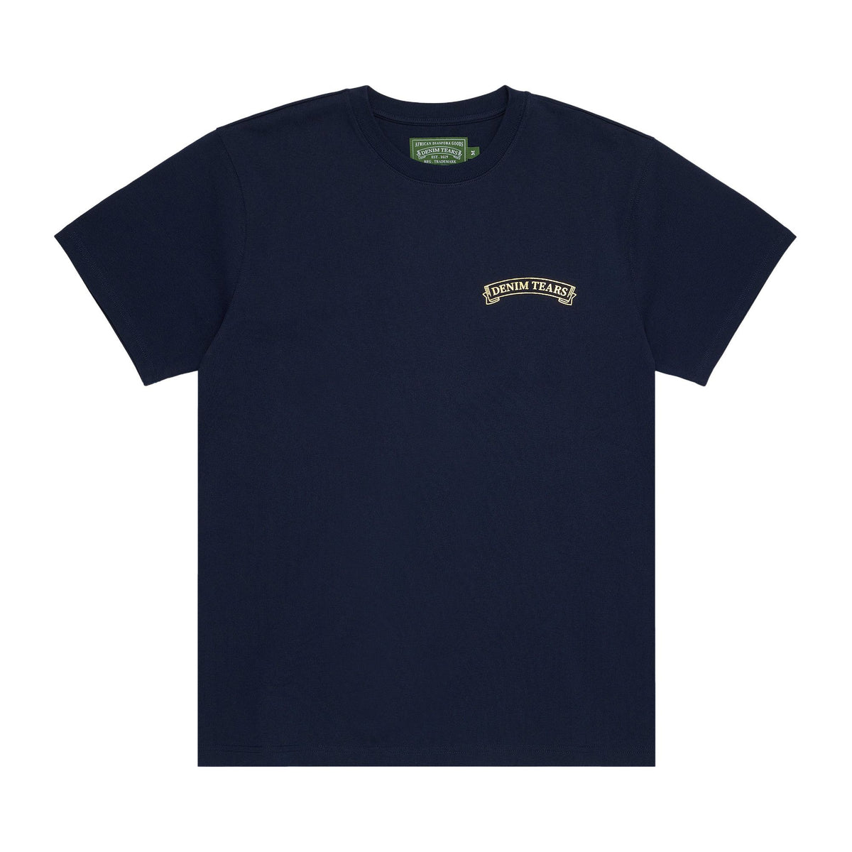 Denim Tears ADG Banner Tee Navy - Im Your Wardrobe