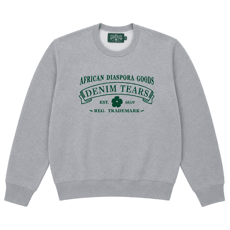 Denim Tears ADG Crewneck Grey/Green - Im Your Wardrobe