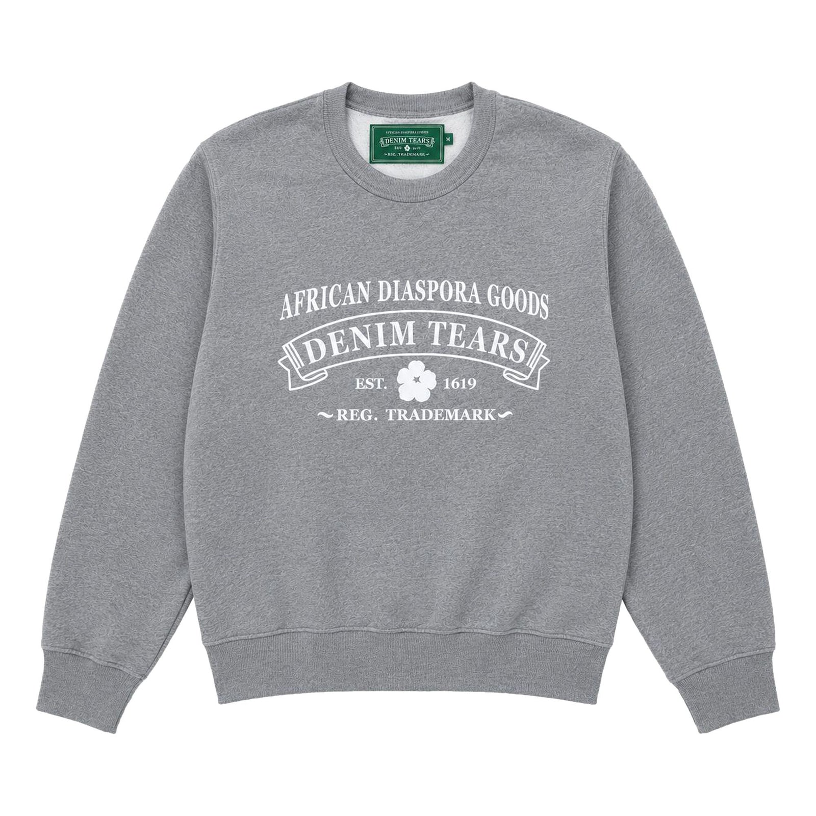 Denim Tears ADG Crewneck Grey/White - Im Your Wardrobe