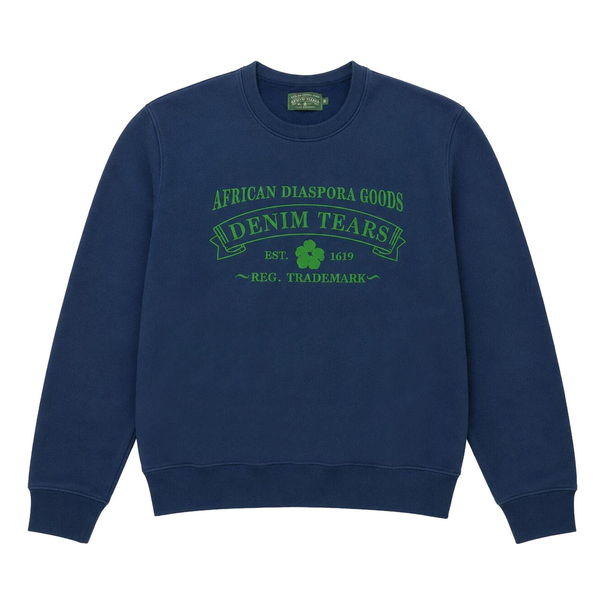 Denim Tears ADG Crewneck Navy/Green - Im Your Wardrobe