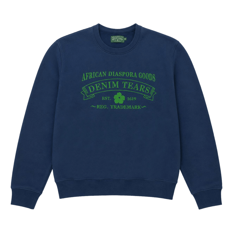Denim Tears ADG Crewneck Navy/Green - Im Your Wardrobe