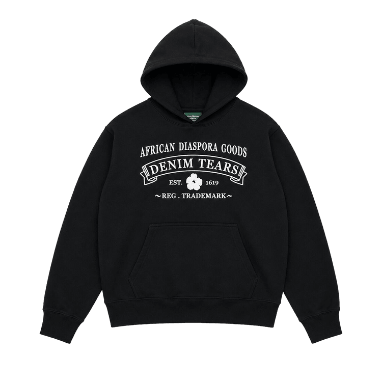 Denim Tears ADG Hoodie Black/White - Im Your Wardrobe