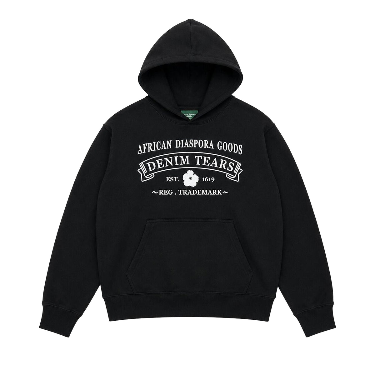 Denim Tears ADG Hoodie Black/White - Im Your Wardrobe