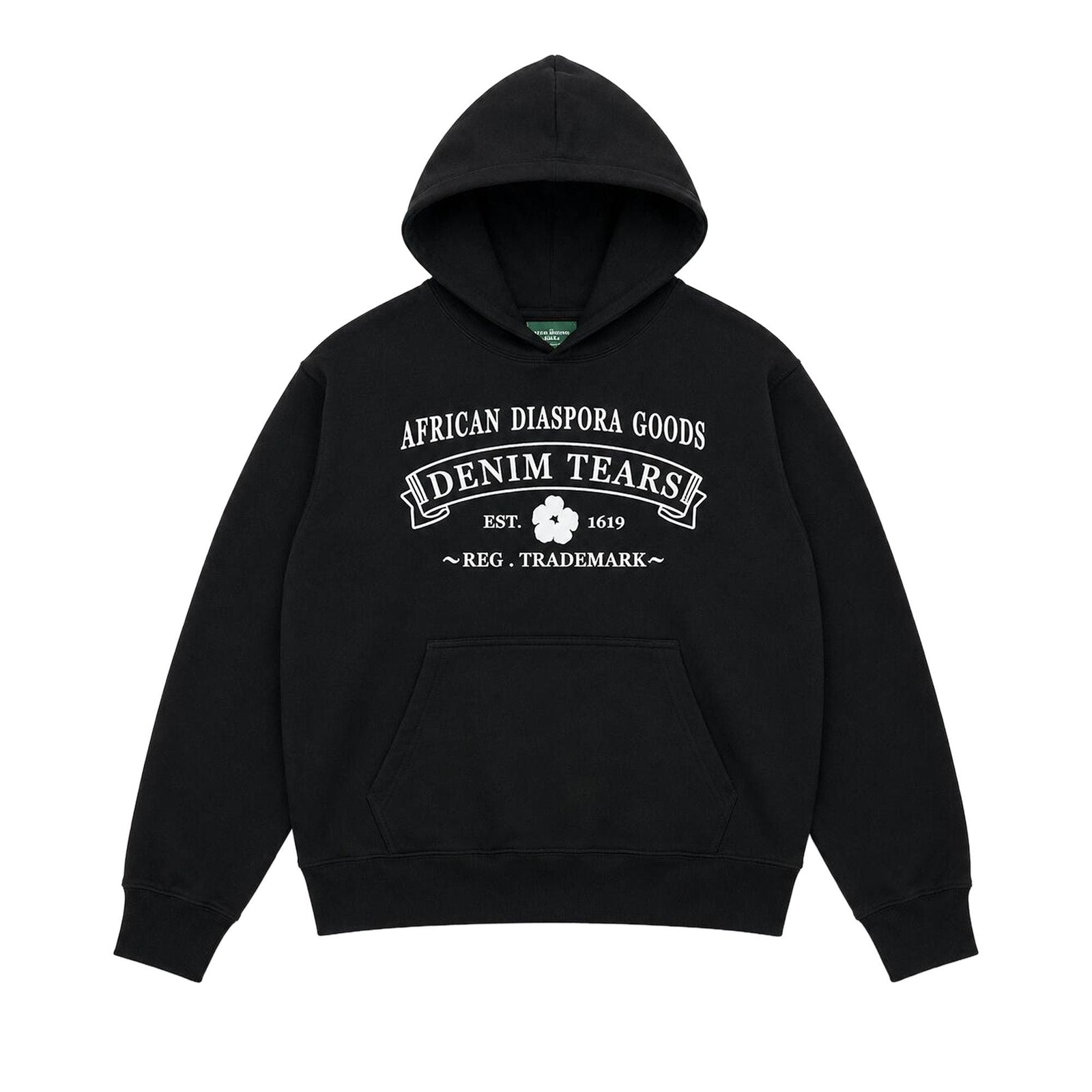 Denim Tears ADG Hoodie Black/White - Im Your Wardrobe