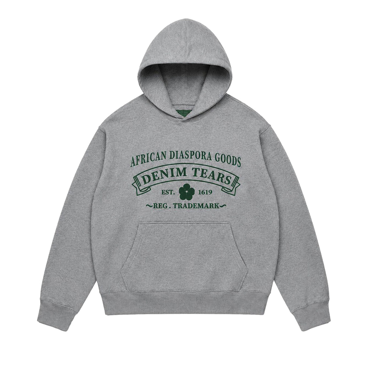 Denim Tears ADG Hoodie Grey/Green - Im Your Wardrobe
