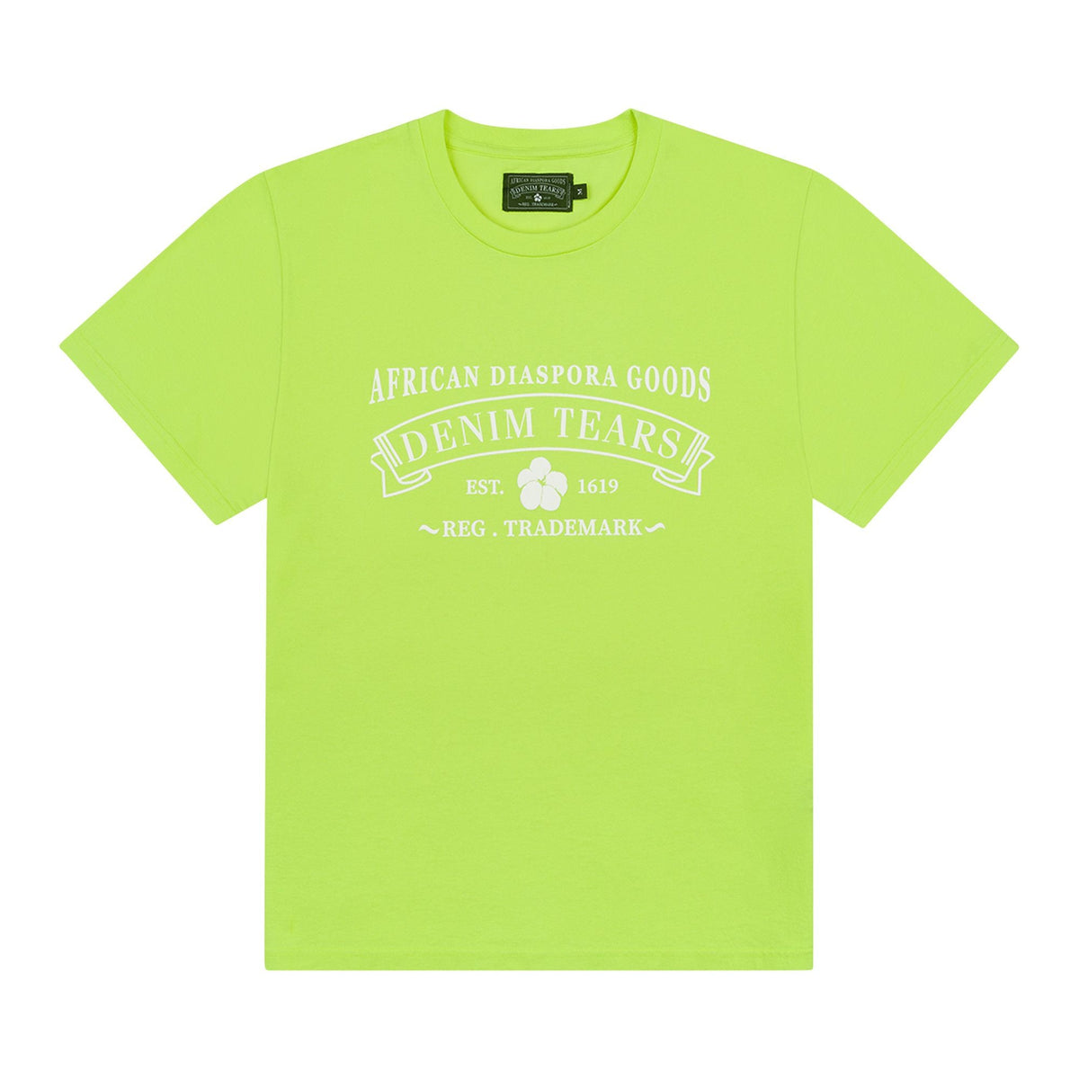 Denim Tears ADG Tee Lime - Im Your Wardrobe