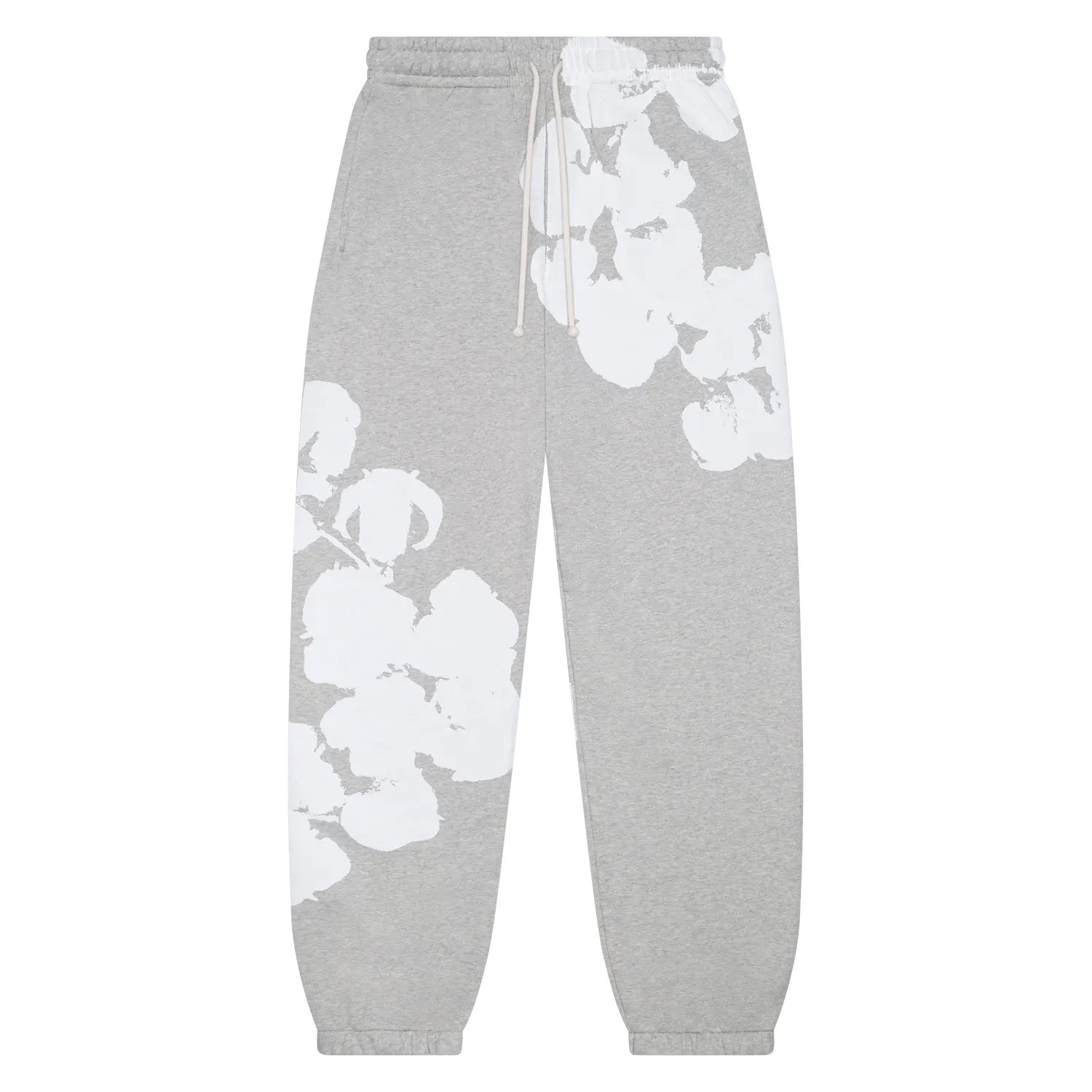 Denim Tears Big Cotton Wreath Sweatpants 'Grey' - Im Your Wardrobe