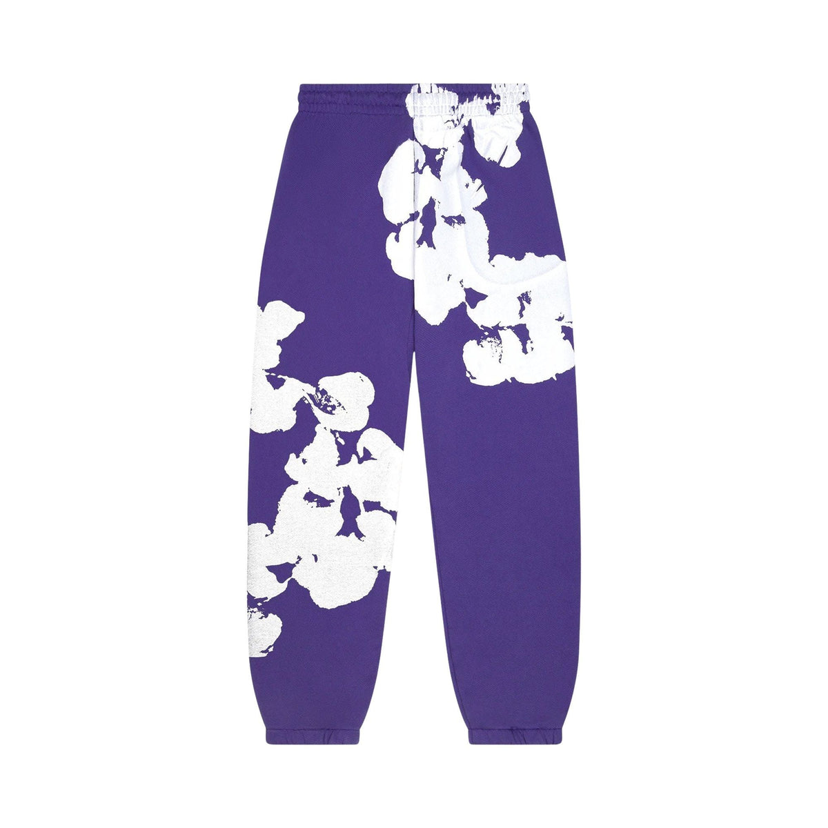 Denim Tears Big Cotton Wreath Sweatpants Purple - Im Your Wardrobe