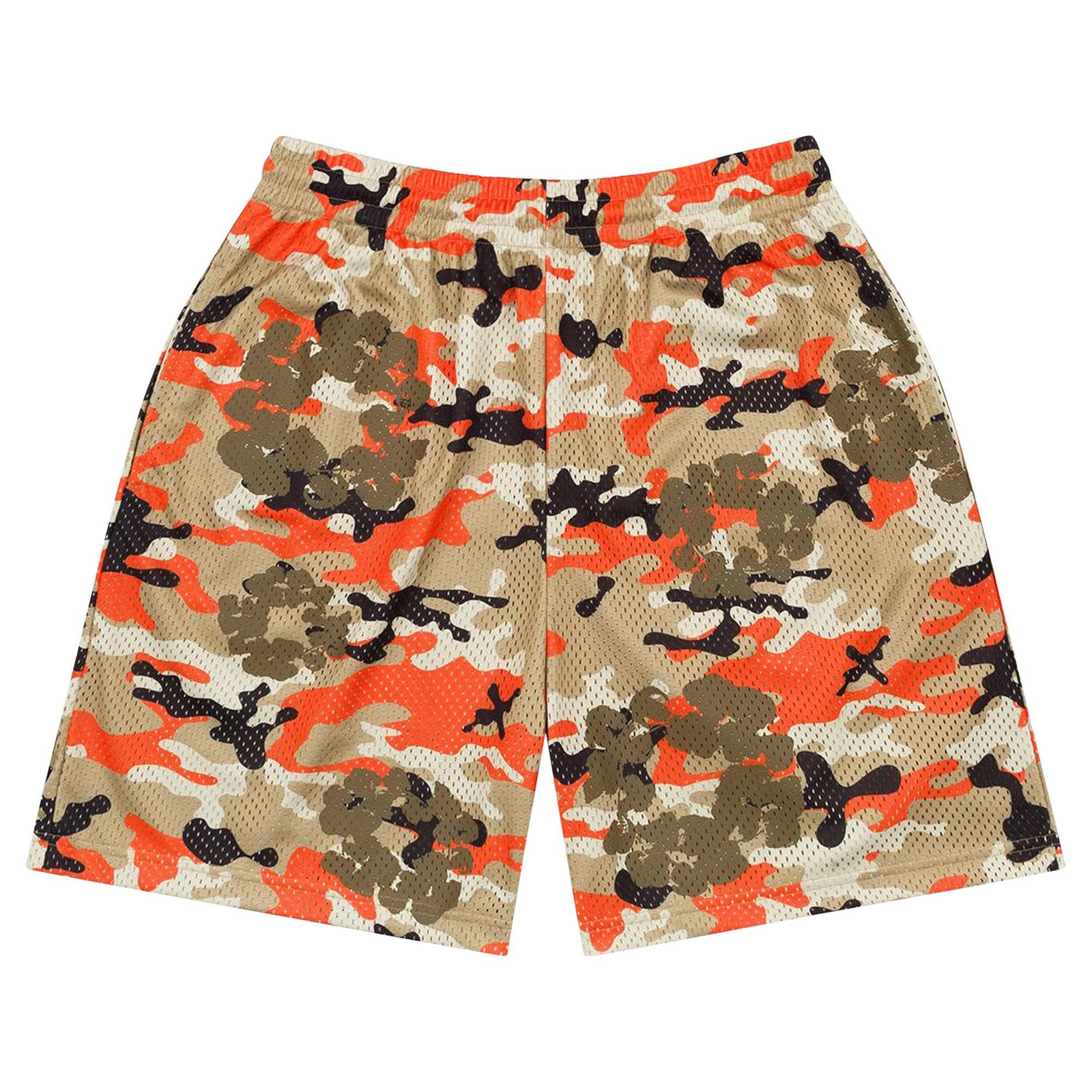 Denim Tears Camo Cotton Wreath Mesh Shorts Brown - Im Your Wardrobe