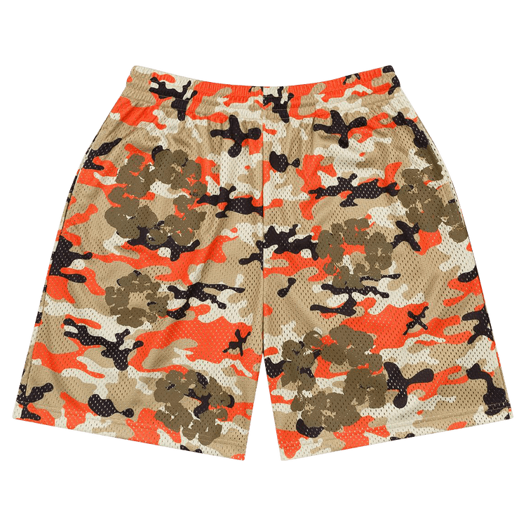 Denim Tears Camo Cotton Wreath Mesh Shorts Brown - Im Your Wardrobe
