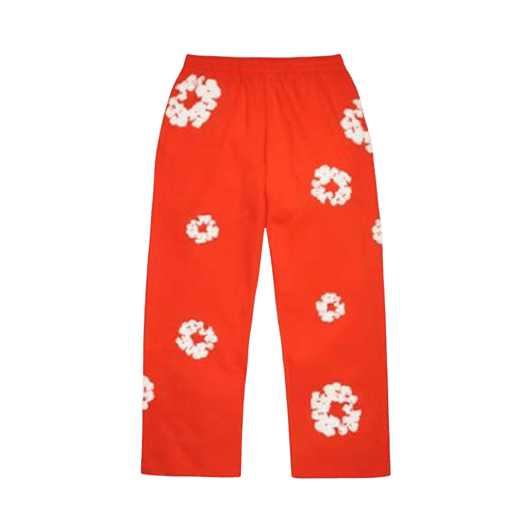 Denim Tears Cotton Wreath Baggy Sweatpants Dark Orange - Im Your Wardrobe