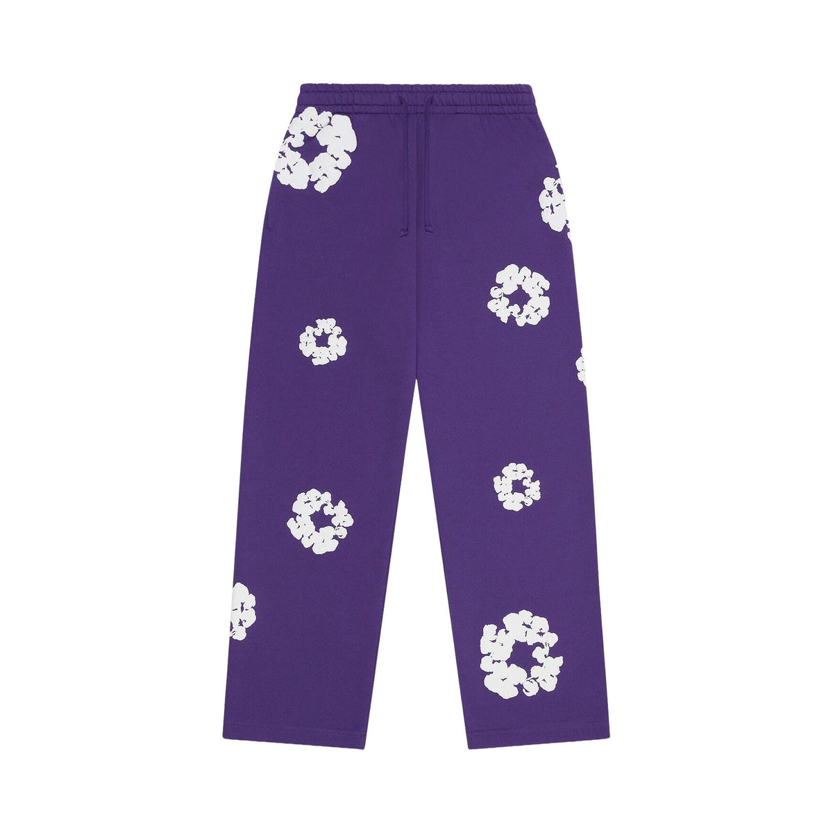 Denim Tears Cotton Wreath Baggy Sweatpants Purple - Im Your Wardrobe