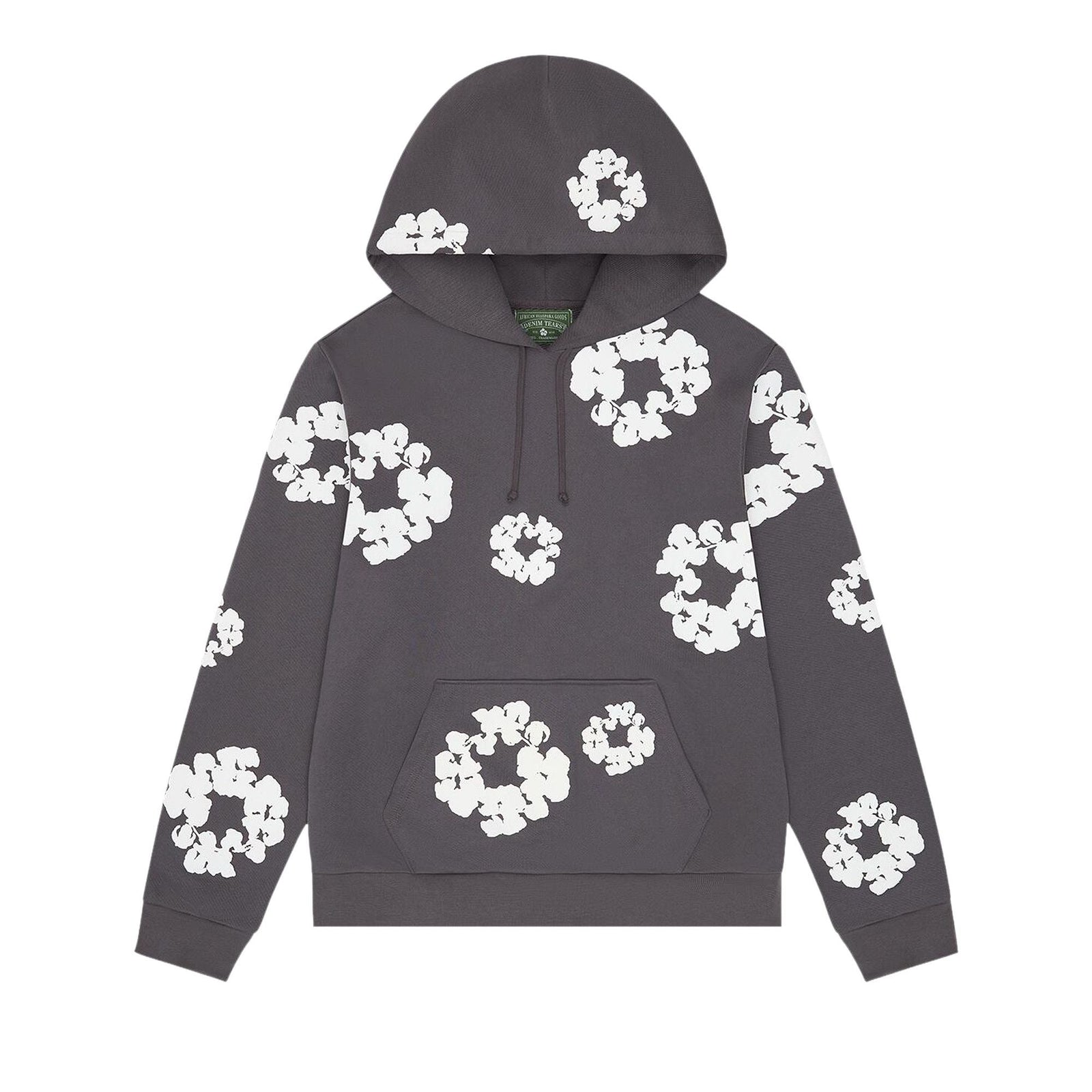 Denim Tears Cotton Wreath Hoodie Charcoal - Im Your Wardrobe