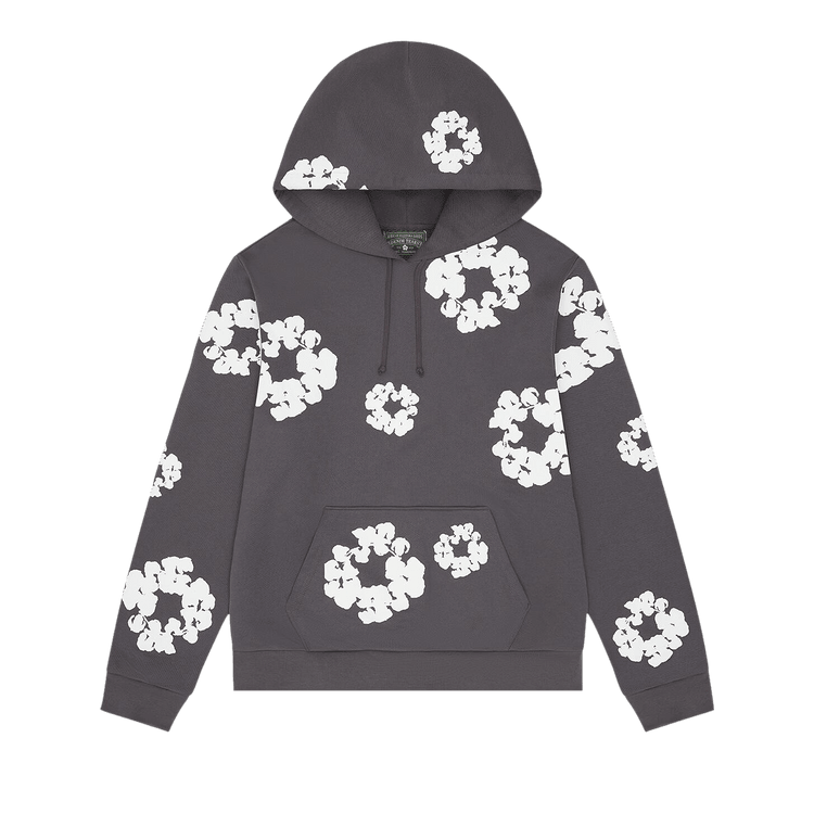 Denim Tears Cotton Wreath Hoodie Charcoal - Im Your Wardrobe
