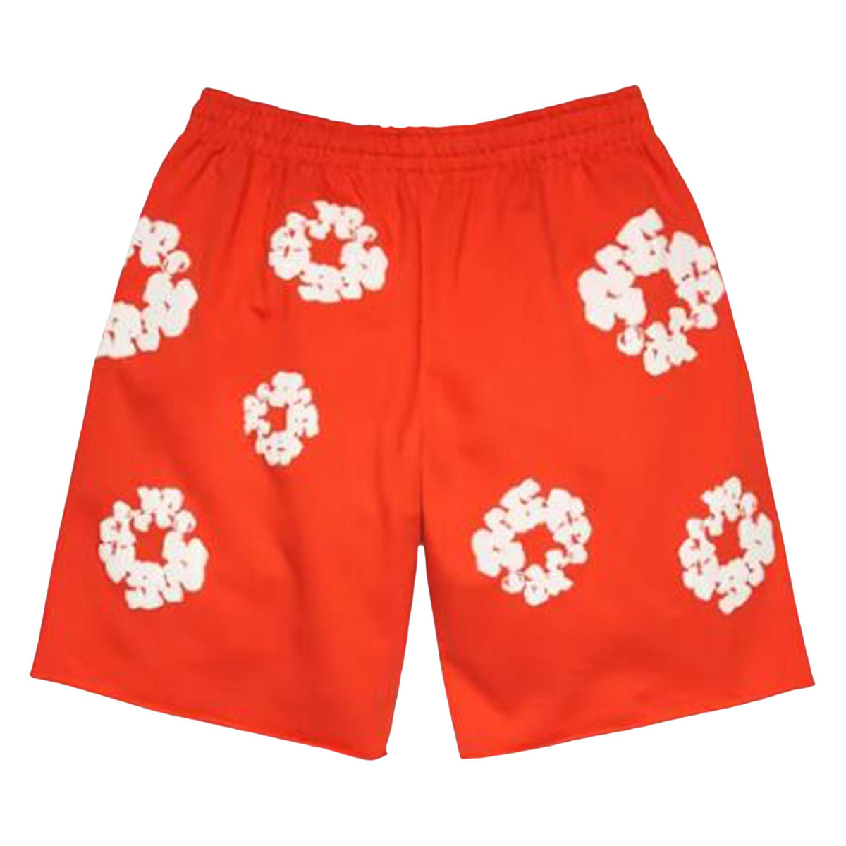 Denim Tears Cotton Wreath Sweatshorts Dark Orange - Im Your Wardrobe