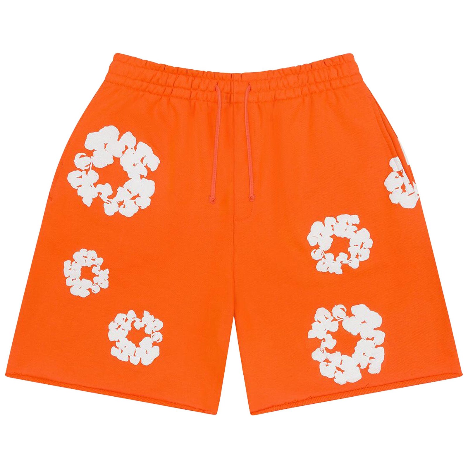 Denim Tears Cotton Wreath Sweatshorts Orange - Im Your Wardrobe