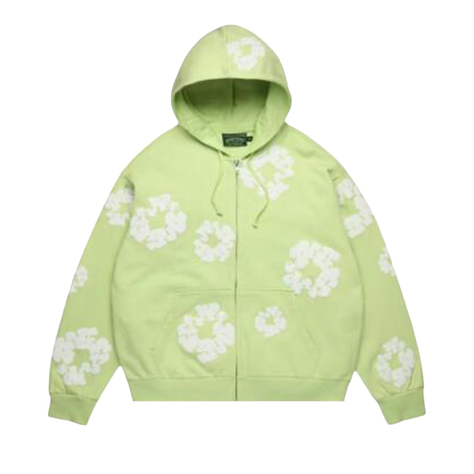 Denim Tears Cotton Wreath Zip Hoodie Mint - Im Your Wardrobe