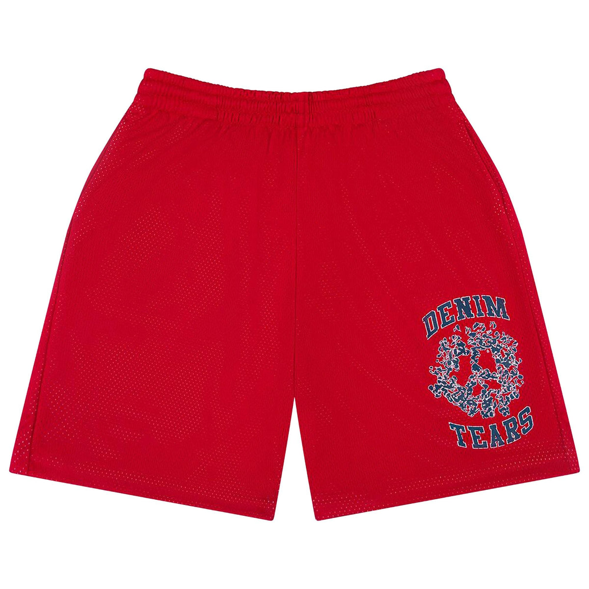 Denim Tears Denim University Mesh Shorts Red - Im Your Wardrobe