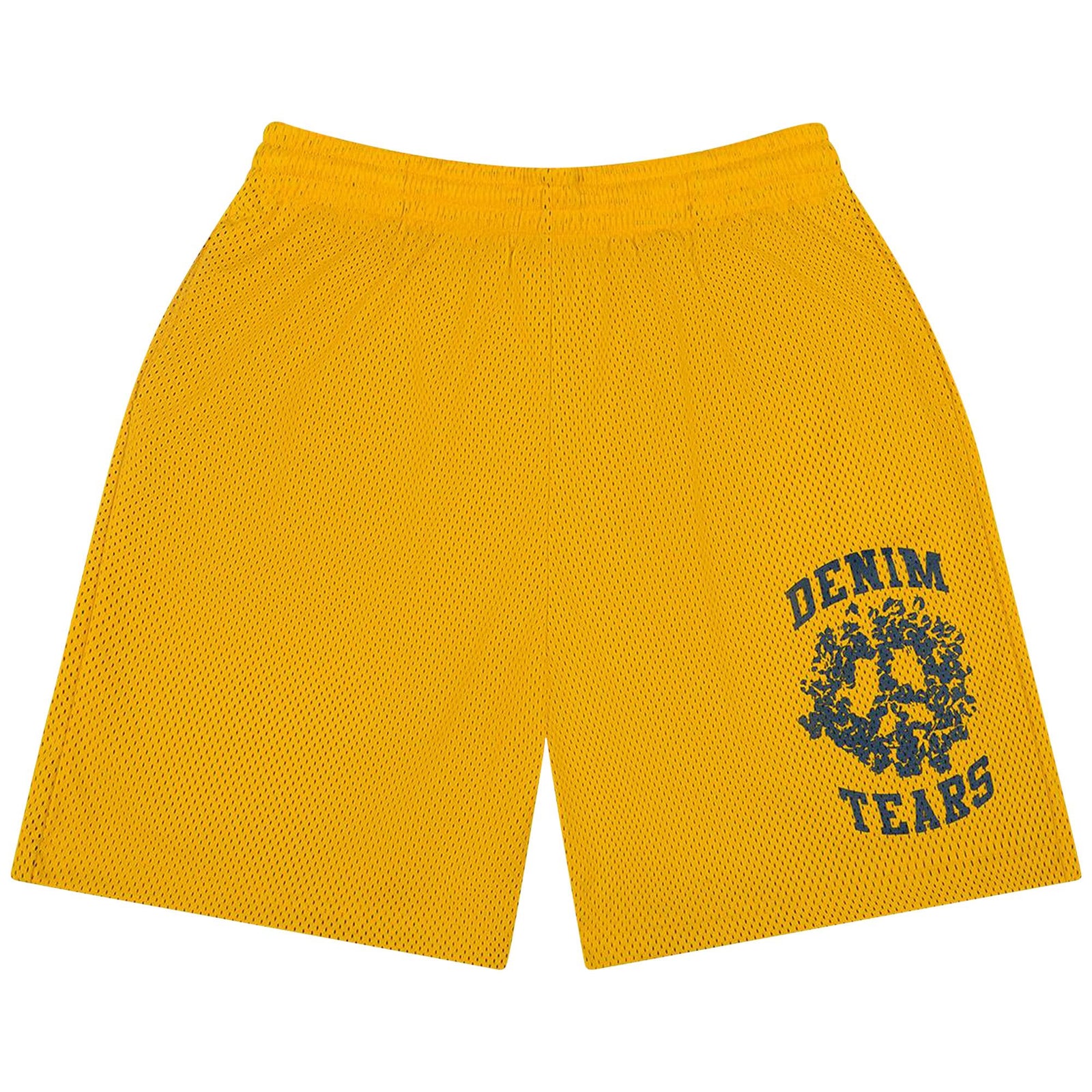 Denim Tears Denim University Mesh Shorts Yellow - Im Your Wardrobe