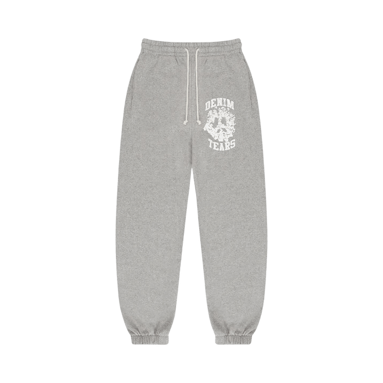 Denim Tears Denim University Sweatpants Grey/White - Im Your Wardrobe