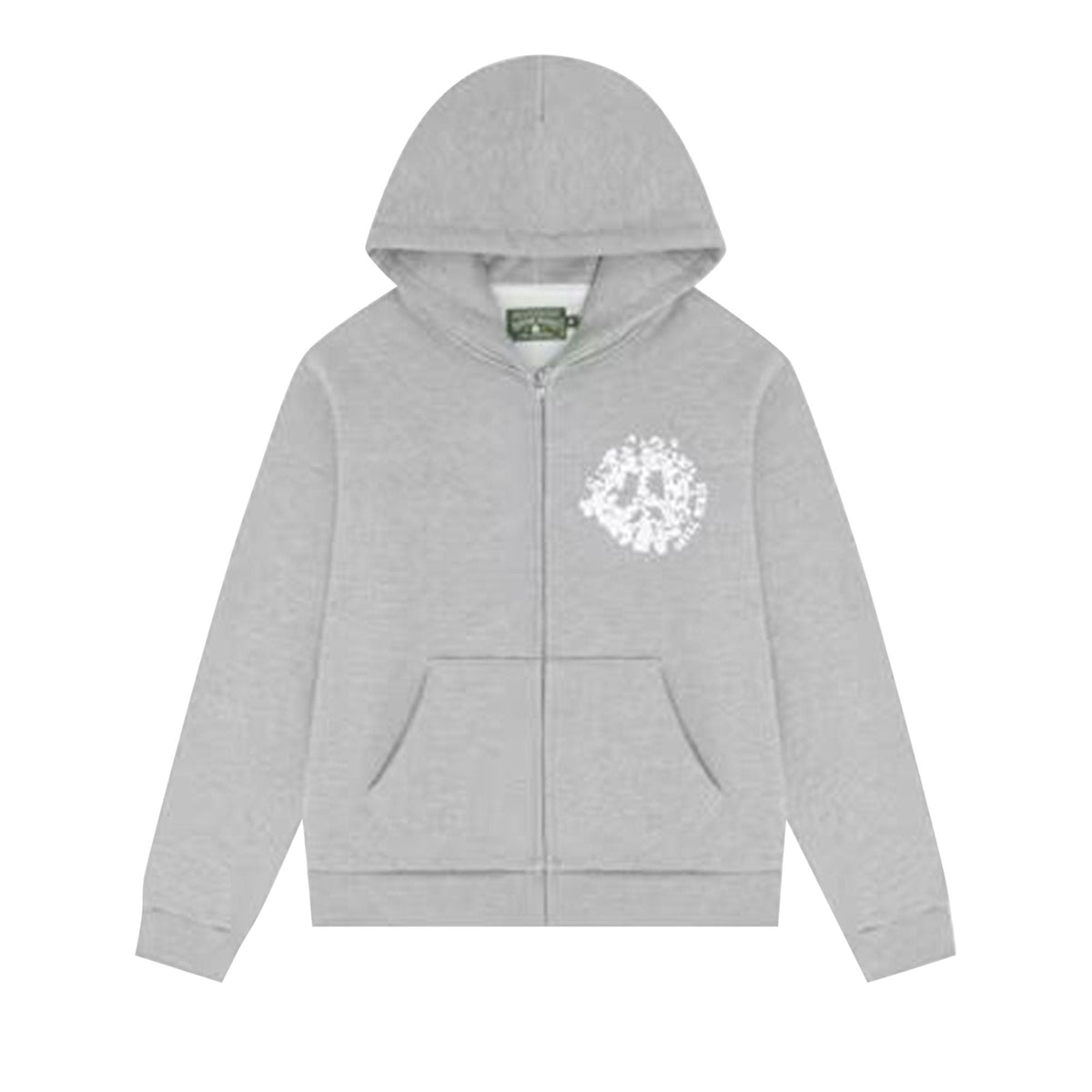 Denim Tears Denim University Zip Hoodie Grey/White - Im Your Wardrobe